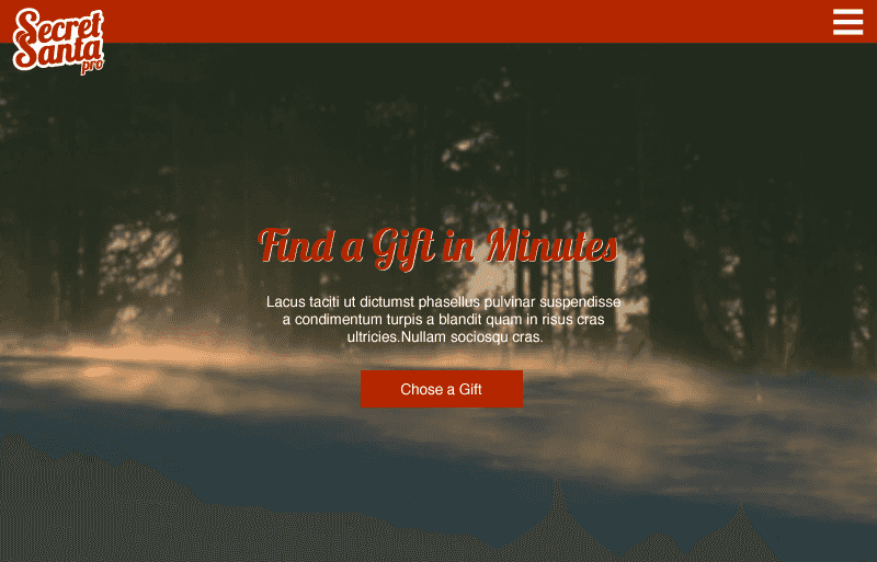 Secret Santa pro mockup